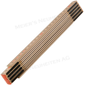 Werbeartikel Schweden Holzmeter 2m