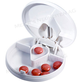 Werbeartikel Pillenteiler   (Pillendose)